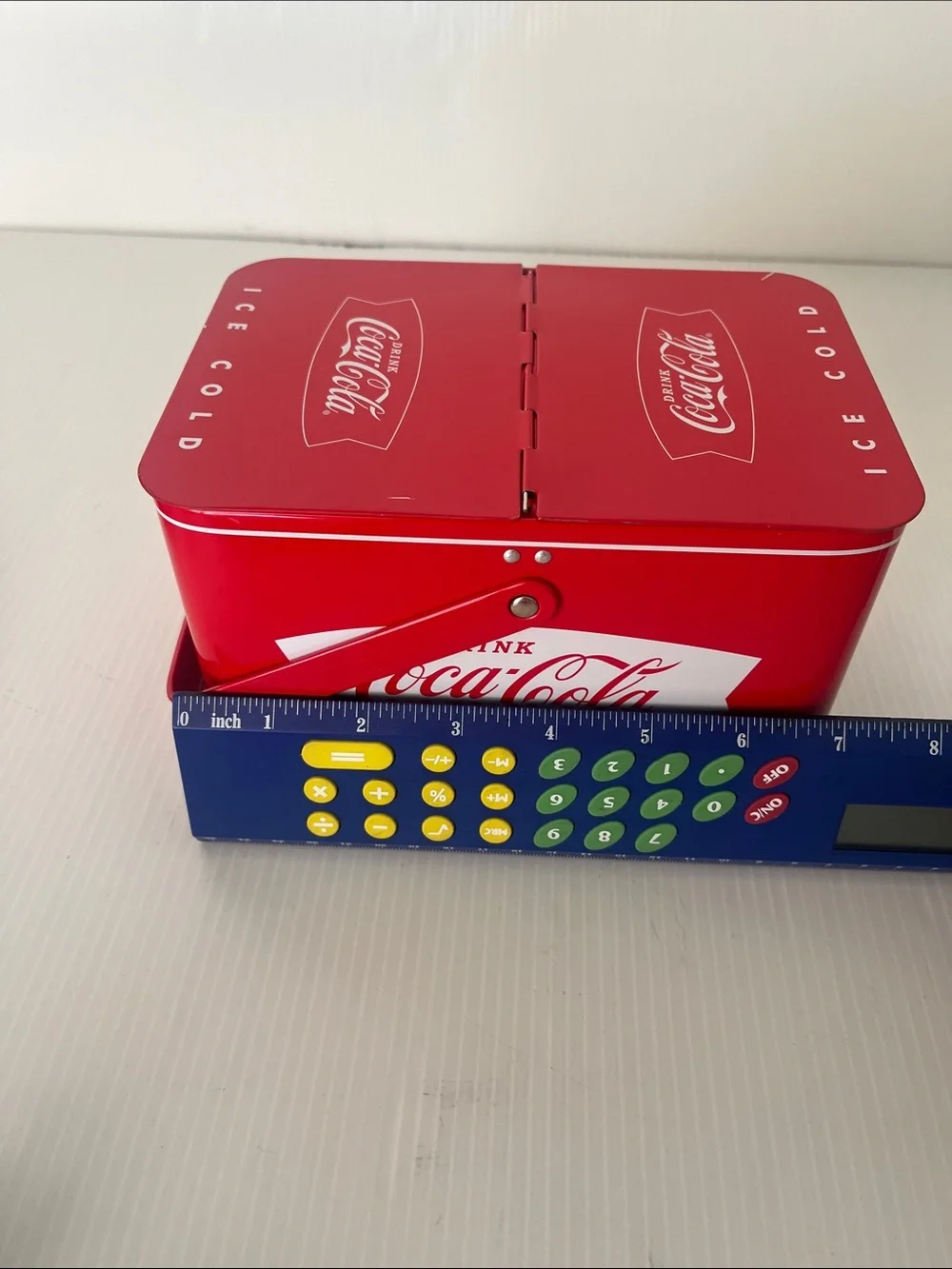Coca-cola Tin Picnic Basket